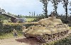 GERMAN SD.KFZ. 182 KING TIGER PORSCHE TURRET - HIGHLY DETAIL IN ALL SUFACES, GUN BREECH INCLUDED, ENGINE DECK. -
