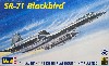 SR-71 BLACKBIRD HIGH-TECH SPY PLANE U.S.A.F. LOCKHEED MATIN - FULL DETAIL COCKPIT. ENGRAVED PANEL LINES.  DETAIL LANDING GEAR OPEN OR CLOSED POSITION.