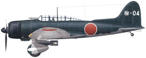 AICHI D3A2 TYPE 99 MODEL 22 VAL DIVE BOMBER.