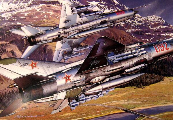 MIG-21 MF "RED STARS" MIKOYAN.