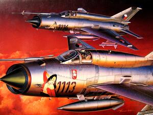 MIG-21 MF "PIN UP" MIKOYAN CZECHOSLOVAKIAN AF MIG-21 MF "PIN UP" MIKOYAN CZECHOSLOVAKIAN AF