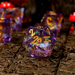 Arcane Sparkle Liquid Core RPG Dice Se