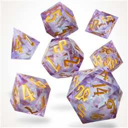 Arcane Sparkle Liquid Core RPG Dice Se