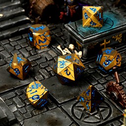 Sundered Spells Metal RPG Dice Set