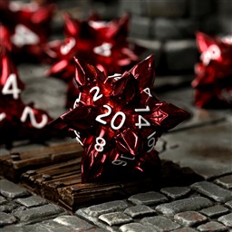 Bane's Inferno Metal RPG Dice Set