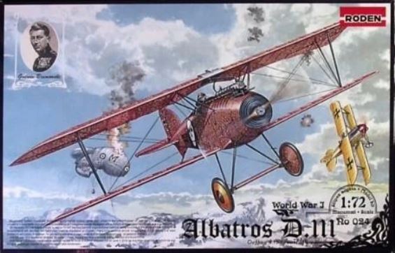 ALBATROS D.III OEFAG EARLY WW II BIPLANE