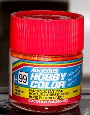 H-99 FLUORESCENT PINK - AQUEOUS HOBBY COLOR - ROSA FLUORESCENTE. H-99 FLUORESCENT PINK - AQUEOUS HOBBY COLOR - ROSA FLUORESCENTE.