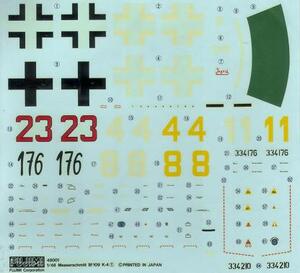 MESSERSCHMITT BF 109 K-4 GERMAN FIGHTER