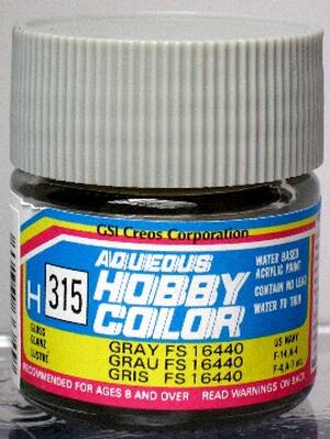 H 315 GRAY FS16440 - GRAY USO: A-4, A-6, A-7, S-3, P-3, F-14, F-18, JAPANESE ASDF F-4EJ. AIM-54 PH H 315 GRAY FS16440 - GRAY USO: A-4, A-6, A-7, S-3, P-3, F-14, F-18, JAPANESE ASDF F-4EJ. AIM-54 PH