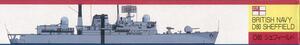 HMS SHEFFIELD MISSILE DESTROYER