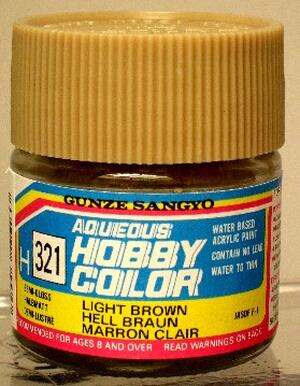 H 321 LIGHT BROWN - CAFE CLARO. USO: MITSUBISHI F-1, F-4EJ, RF-4EJ, KAWASAKI C-1. H 321 LIGHT BROWN - CAFE CLARO. USO: MITSUBISHI F-1, F-4EJ, RF-4EJ, KAWASAKI C-1.