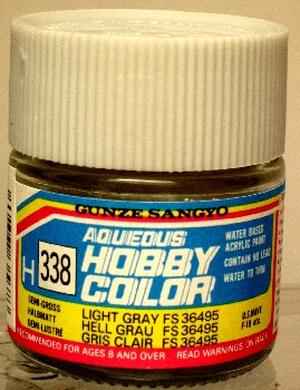 H 338 LIGHT GRAY FS36495. USO: Counter-Shade Scheme. F-18, AV-8B, F-14, F-4, EA-6B, A-4, A-6. 