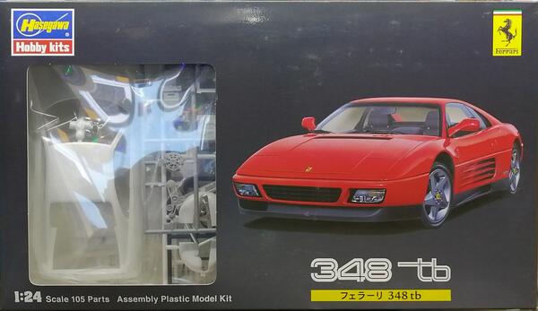 FERRARI 348 TB w/ HIGH- TECH PARTS, CHROME PARTS.