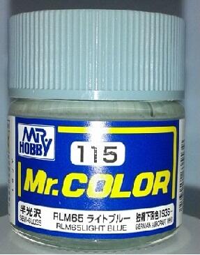 RLM65 LIGHT BLUE, HELL BLAU LUFTWAFFE WWII