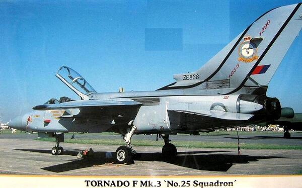 TORNADO F Mk.3 No.25 SQUADRON.