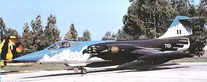 F-104 G STARFIGHTER  MOUNTH OLIMPUS