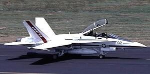 F-18 B HORNET "TEST PILOT SCHOOL" U.S. NAVY AIRCRAFT