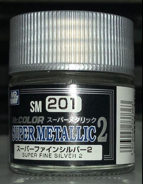 SUPER FINE SILVER II - MR.COLOR SUPERMETALLIC  -