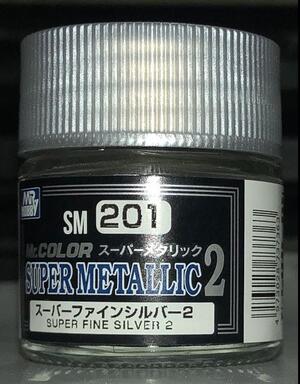 SUPER FINE SILVER II - MR.COLOR SUPERMETALLIC  -