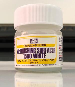 MR. FINISHING SURFACER 1500 - WHITE - MR. FINISHING SURFACER 1500 - WHITE -