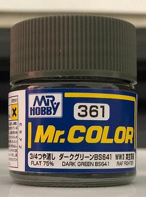 DARK GREEN BS641 RAF - MR. COLOR - INTERIOR COLOR FOR ROYAL AIR FORCE AIRPLANES. DARK GREEN BS641 RAF - MR. COLOR - INTERIOR COLOR FOR ROYAL AIR FORCE AIRPLANES.