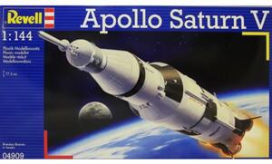 SATURN V APOLLO, U.S. ROCKET LUNAR MISION "APOLO". CON PLATAFOMA DE LANZAMIENTO. MODULO DE IMPULSO, 