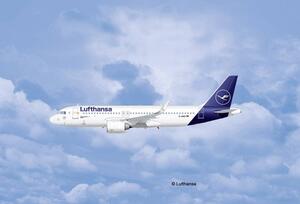 AIBUS A320 NEO LUFTHANSA NEW DELIVERY - DETAILED COCKPIT & ENGINES, MAIN UNDER-CARRIAGE. 