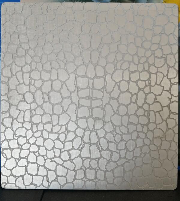 STONE PLATE, ALUMINIUM - PISO DE PIEDRA - ALUNMINIO -