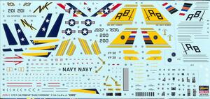 F-14 TOMCAT A \"EARLY VERSION\" . DECALS:  1.-  U.S. NAVY  VF-2  BOUNTY HUNTERS,BLOCK 85, NK206, 197