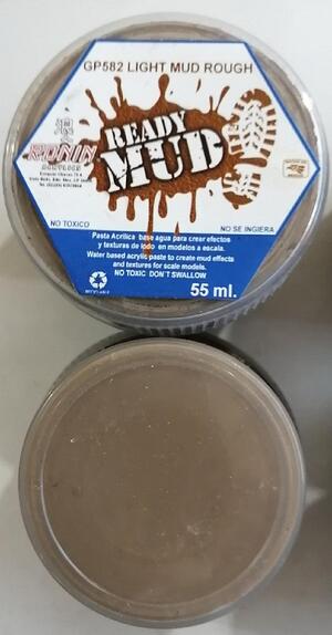 LIGHT MUD ROUGH - READY MUD - LODO FACIL - PASTA ACRILICA 55 ml. LIGHT MUD ROUGH - READY MUD - LODO FACIL - PASTA ACRILICA 55 ml.