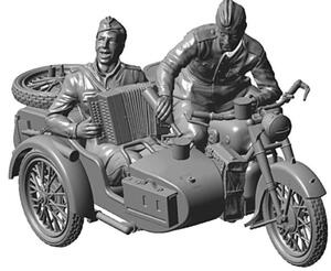 M 72 RUSSIAN MOTORCYCLE WW II 