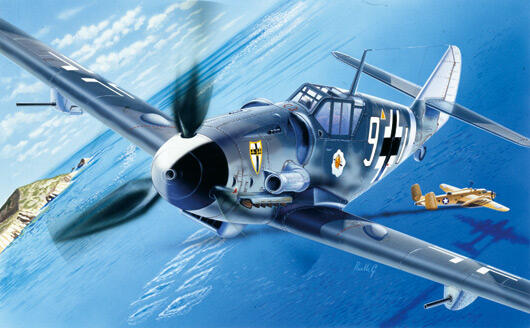 MESSESCHMITT B 109 G-6, GEMAN FIGHTER WWII