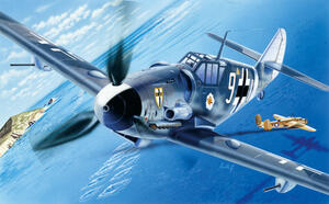 MESSESCHMITT B 109 G-6, GEMAN FIGHTER WWII MESSESCHMITT B 109 G-6, GEMAN FIGHTER WWII