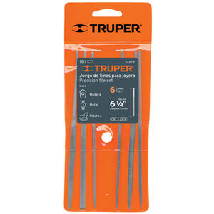 LIMAS DE PRECISION JUEGO DE 6 PIEZAS  160mm  - PRECISION FILE SET -