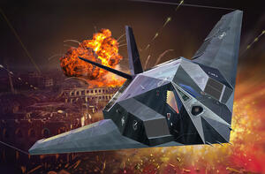 F-117 A NIGHTHAWK STEALTH FIGHTER LOCKHEED MARTIN F-117 A NIGHTHAWK STEALTH FIGHTER LOCKHEED MARTIN