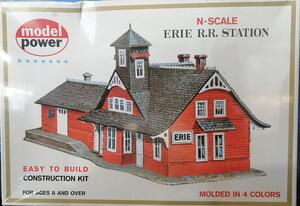 ERIE RAILROAD STATION N-SCALE ERIE RAILROAD STATION N-SCALE