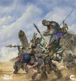 APEX PREDATOR T-REX W'ADRHUN ARMY  - CONQUEST - PARABELLUM WAR GAMES.