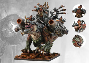 HELLBINGER DRAKE DWEGHOM ARMY - CONQUEST - PARABELLUM WAR GAMES. 