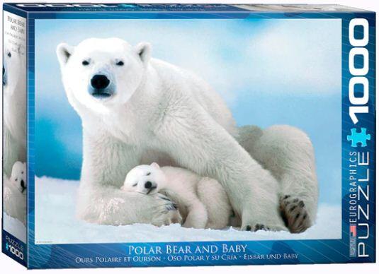 OSA POLAR Y OSESNO - PUZZLE - 1000 PIEZAS ROMPECABEZAS