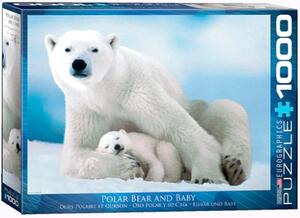 OSA POLAR Y OSESNO - PUZZLE - 1000 PIEZAS ROMPECABEZAS