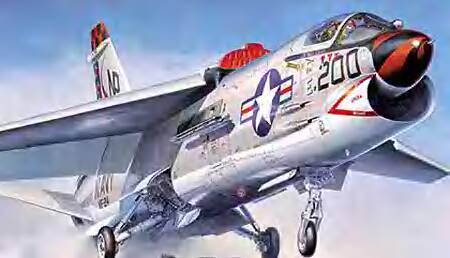 F-8 J CRUSADER U.S. NAVY FIRST SUPERSONIC FIGHTER