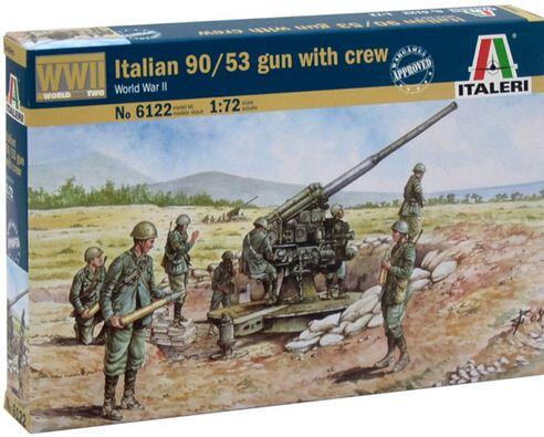 ITALIAN 90/53 GUN WITH CREW