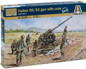 ITALIAN 90/53 GUN WITH CREW ITALIAN 90/53 GUN WITH CREW