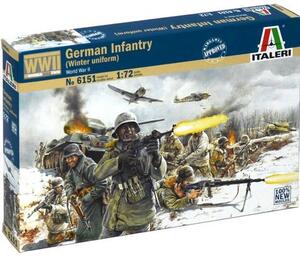 GERMAN INFANTRY IN WINTER UNIFORM WWII GERMAN INFANTRY IN WINTER UNIFORM WWII