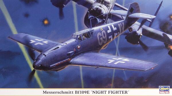MESSESCHMITT Bf109 E "NIGHT FIGHTER" - LUFTWAFFE - DETAILED MODELKIT, FINE QUALITY. CONTAINS PHOTO E