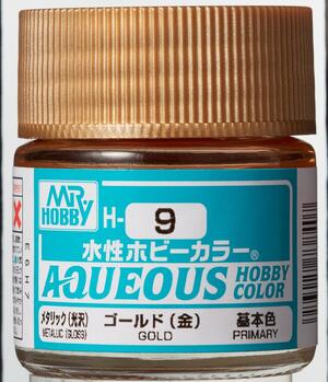 H-9 GOLD - ORO - AQUEOUS HOBBY COLOR - ALTA CONCENTRACION -RINDE 20ml. H-9 GOLD - ORO - AQUEOUS HOBBY COLOR - ALTA CONCENTRACION -RINDE 20ml.