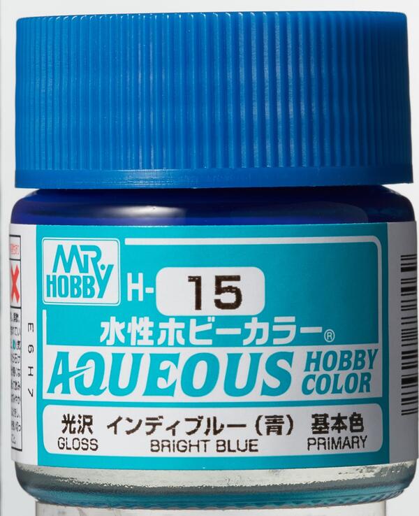 H-15 LIGHT BLUE - AZUL CLARO - AQUEOUS HOBBY COLOR - NUEVA FORMULA. ALTA CONCENTRACION - 