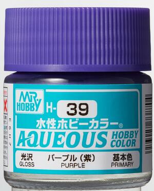 H-39 PURPLE - MORADO - AQUEOUS HOBBY COLOR - NUEVA FORMULA. ALTA CONCENTRACION - H-39 PURPLE - MORADO - AQUEOUS HOBBY COLOR - NUEVA FORMULA. ALTA CONCENTRACION -