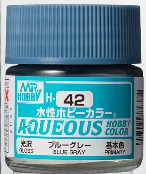 H-42 BLUE GRAY - GRIS AZULADO - AQUEOUS HOBBY COLOR - NUEVA FORMULA. ALTA CONCENTRACION - H-42 BLUE GRAY - GRIS AZULADO - AQUEOUS HOBBY COLOR - NUEVA FORMULA. ALTA CONCENTRACION -