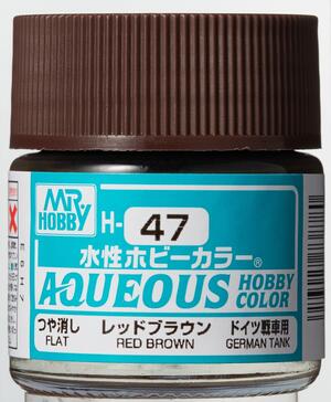 H-47 WOOD BROWN - CAFE MADERA . AQUEOUS HOBBY COLOR - NUEVA FORMULA. ALTA CONCENTRACION - H-47 WOOD BROWN - CAFE MADERA . AQUEOUS HOBBY COLOR - NUEVA FORMULA. ALTA CONCENTRACION -